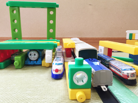 整理したおもちゃ